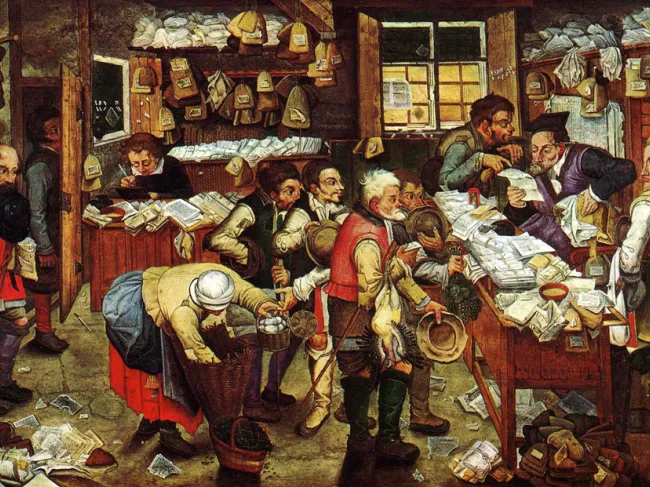 Brueghel (1640) The Tax Collector's Office